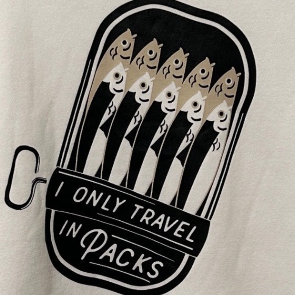 The Cuddle Collab "I Only Travel in Packs" Graphic Sweatshirt‎ – Size L – NWT - Picture 5 of 5